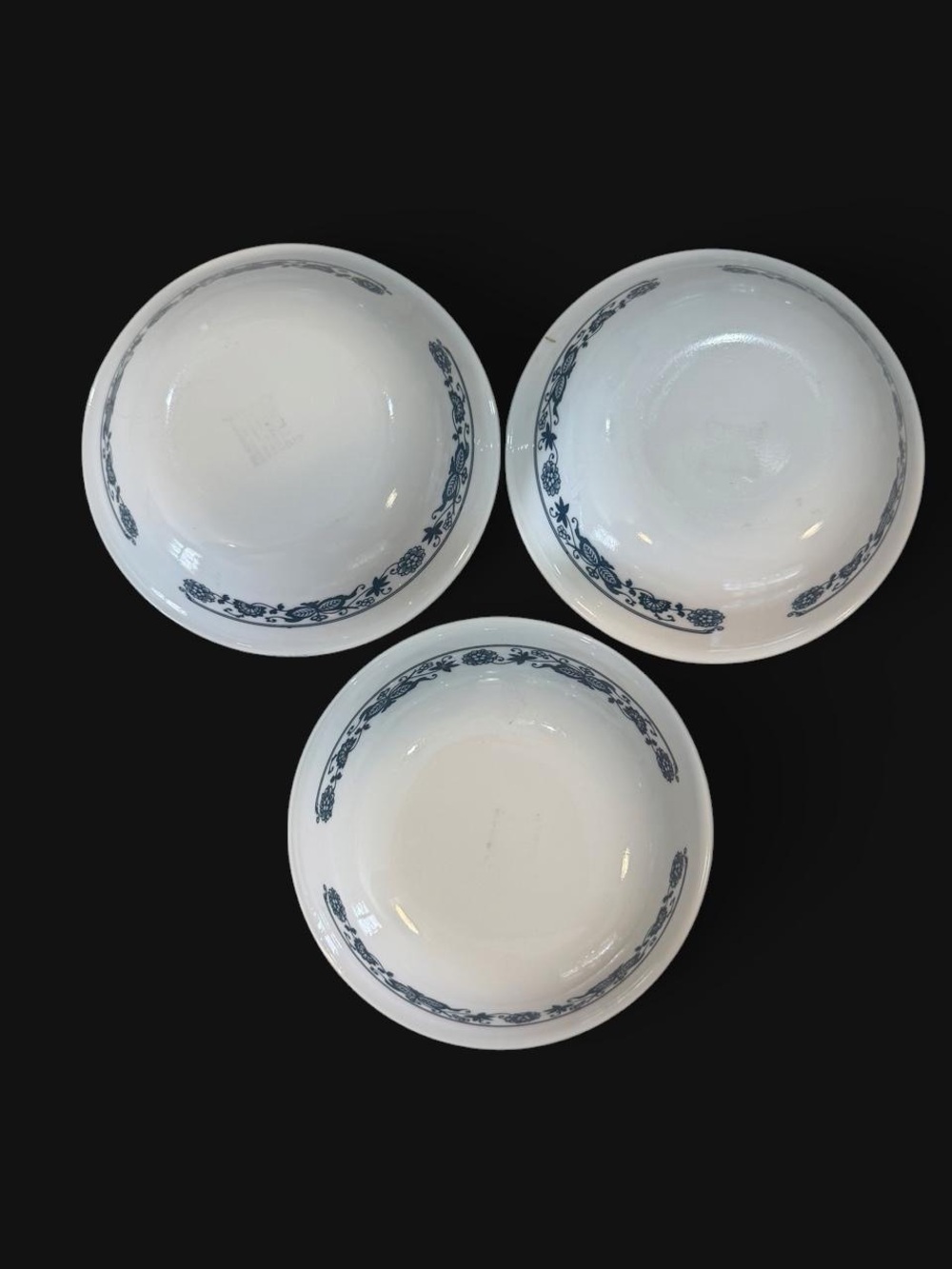 Vintage corelle bowls blue and white - Picture 4 of 5